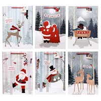 Voila Extra-Large Whimsical Christmas Gift Bags, 17x12x5 in. — Dollar Tree