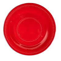 red dinner plates cheap