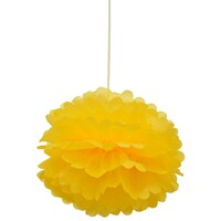 Hanging Buttercup Pom-Poms, 2-ct. Packs — Dollar Tree penny item