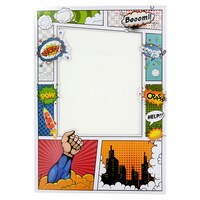 Superhero Comic Book Paper Photo Frames, 12x16 in. — Dollar Tree (SKU 279184)