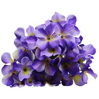 Floral Garden 5-Stem Purple Hydrangea Bushes, 17 in. — Dollar Tree