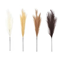 Floral Garden Pampas Artificial Bush, Assorted Colors, 1-Count. — Dollar Tree