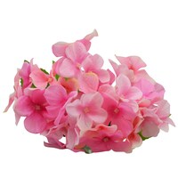 Floral Garden 5-Stem Pink Hydrangea Bushes, 17 in. — Dollar Tree