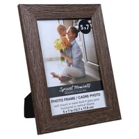 Special Moments Brown Wood Grain Picture Frames, 5x7 in. — Dollar Tree (SKU 307376)