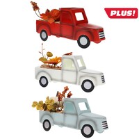 Metal Truck with Harvest Theme, 10.25x5x3-in. — Dollar Tree (SKU 348931)