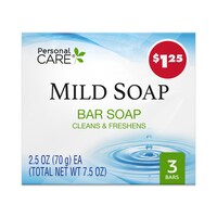 Personal Care Mild Bar Soap, 3-Count. Box — Dollar Tree