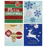 Voila Large Christmas Gift Bags, 12x10x4.5 in. — Dollar Tree