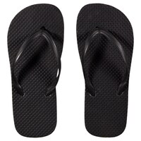Ladies' Solid-Color Black Rubber Flip-Flops — Dollar Tree (SKU 237552)