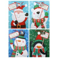 Christmas House Extra Large Giftbags, 18x13x5 in. — Dollar Tree
