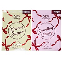 Spa Luxury Exfoliating Foot Mask, Assorted Fragrances, 2-Piece Pack. — Dollar Tree