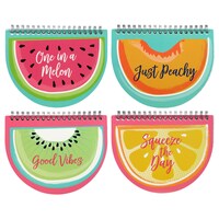 Spiral Bound Fruit Themed Notebooks, 80 Pages — Dollar Tree (SKU 308360)