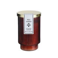 Red Amber-Scented Jar Candle, 1-Count. — Dollar Tree