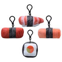 Plush Sushi Keychains, 4.125x1.875 in. — Dollar Tree (SKU 298399)
