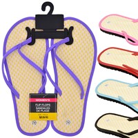 Ladies Fashion Rubber Flip-Flops — Dollar Tree (SKU 237537)