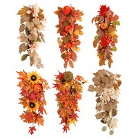 Seasonal Collection Fall-themed Door Swag Decor, Assorted Styles. — Dollar Tree