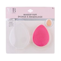 Must Have Beauty Makeup Puff With Plastic Container, 1-Count. — Dollar Tree