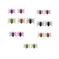 Glittery Plastic Spiders — Dollar Tree