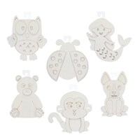 Layered Wooden Diy Decor, 4.75x6.375x0.375 in. — Dollar Tree