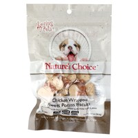 Nature's Choice Chicken-Wrapped Sweet Potato Dog Treats, 2 oz. Bags — Dollar Tree