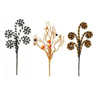 Halloween Floral Branch Pick Decor, Assorted Designs — Dollar Tree