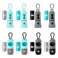 Dog Waste Bags Dispenser With Flashlight, Assorted Designs And Colors, 1-Count. — Dollar Tree