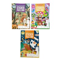 Kids Sticker Puzzle Books, 12 Pages — Dollar Tree