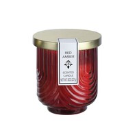 Red Amber-Scented Candle, 8 oz. — Dollar Tree