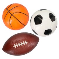 Sports Foam-Rubber Balls, 4.5 in. — Dollar Tree