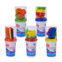 Kids Molding Dough with Plastic Accessories, 4 oz. — Dollar Tree