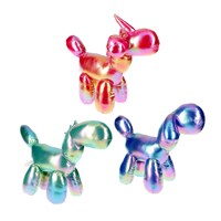 Toy Box Iridescent Balloon-Shaped Animal Plush Doll, Assorted Colors, 1-Count. — Dollar Tree