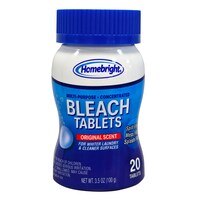 Homebright Multi-Purpose Concentrated Bleach Tablets, 20-Count. Pack — Dollar Tree