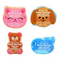 Body Raves Gummy Bear Scent Soap Sponge, Assorted Shapes, 1-Count. — Dollar Tree