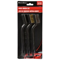 Driver's Choice Detail Wire Brushes, 3-Count. Sets — Dollar Tree