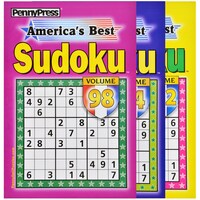 America’s Best Sudoku Puzzle Books, 96 Pages — Dollar Tree (SKU 926684)