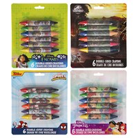 Disney Double-Sided Crayons, 6-Count. Packs — Dollar Tree