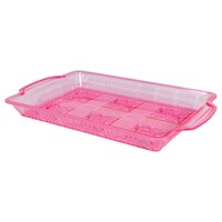 Crafters Square Light Pink Tray, 13x8-in. — Dollar Tree