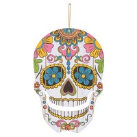 Die-Cut Day of the Dead Skull Decorations — Dollar Tree penny item