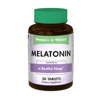 People's Choice Melatonin Dietary Supplement, 30-Piece Pack. — Dollar Tree