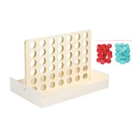 Classic Games Wood Four in A Row, 43-Piece Pack. — Dollar Tree