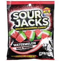 Sour Jacks Watermelon Sour Wedges, 4-oz. — Dollar Tree (SKU 326461)