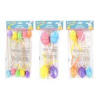 Assorted Foam Egg Floral Picks — Dollar Tree (SKU 230511)