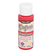 DecoArt Crafter's Acrylic Outdoor Satin Acrylic Paint, 1-Count. — Dollar Tree
