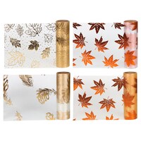 Metallic Autumn Ribbons, 3-yd. Rolls — Dollar Tree (SKU 275875)