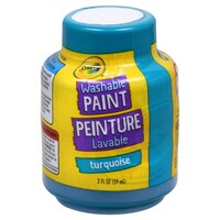 Crayola Washable Kids Paint in Turquoise, 2 oz — Dollar Tree