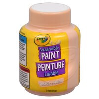 Crayola Peach Colored Washable Paint, 2 fl.oz. Jars — Dollar Tree