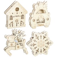 Christmas House LED DIY Tabletop Decorations, 5.875x5 in. — Dollar Tree penny item