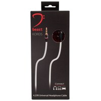 White Beast Kords Audio Cables, 4.25 ft. — Dollar Tree