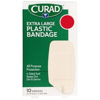 Curad XLPlastic Bandage, 10-Piece Pack — Dollar Tree