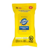 Disinfex Lemon Scent Disinfecting Wipes, 40-Piece Pack. — Dollar Tree