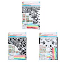 Curiosity Velvet Art Posters Set With Markers, Assorted Styles, 11-Piece Pack. — Dollar Tree